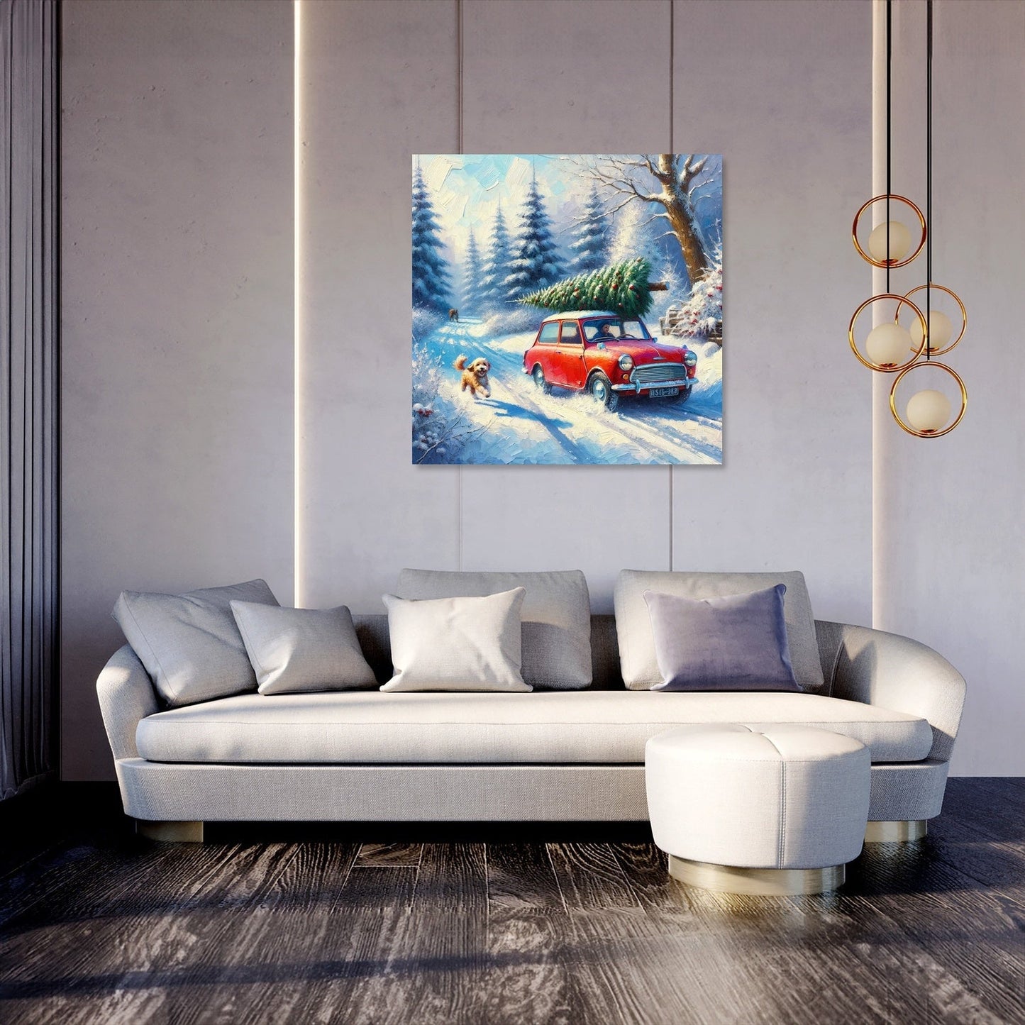 Christmas Journey Home Canvas