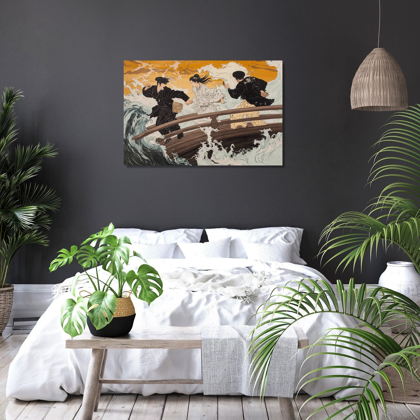 Gale-Struck Travellers Canvas