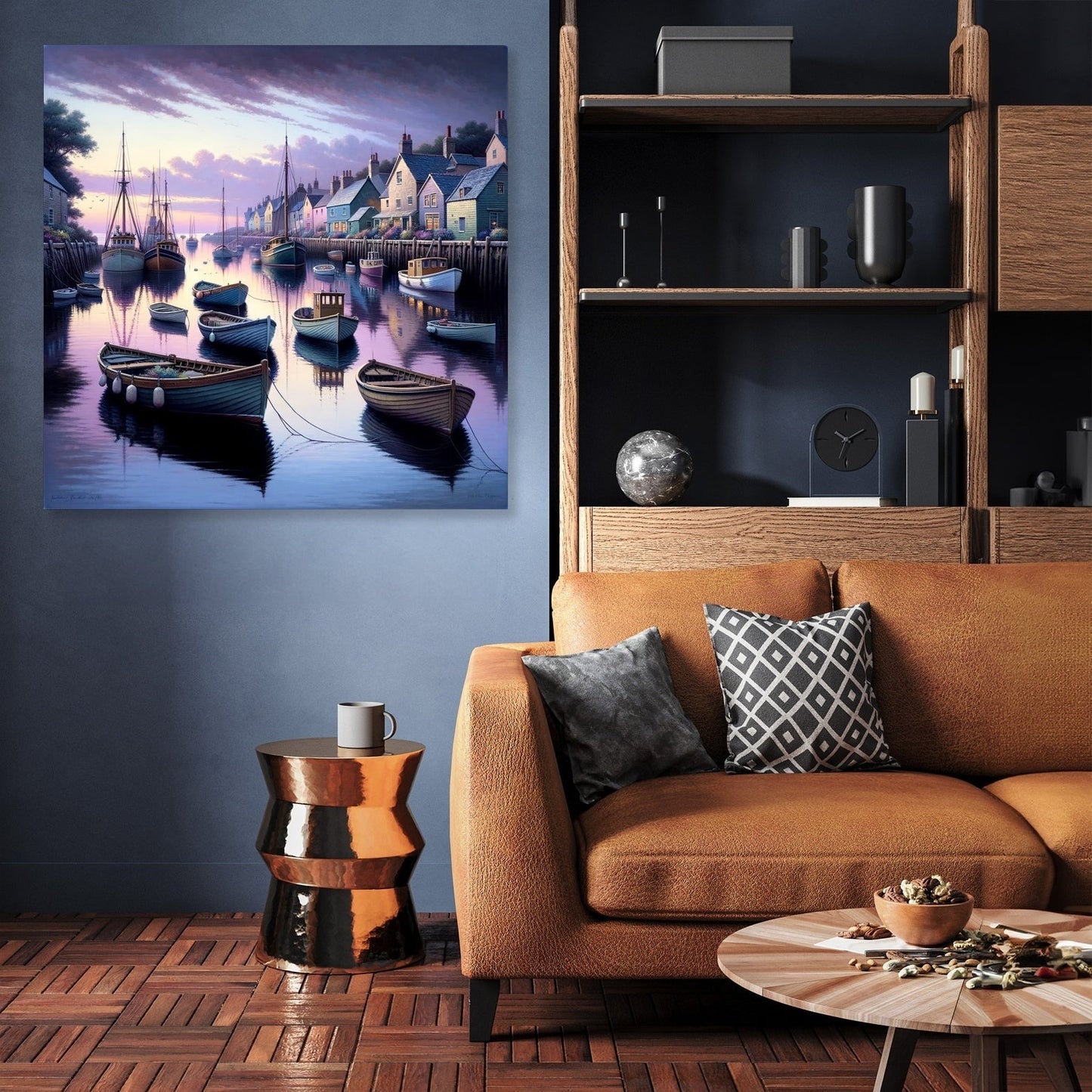 Twilight Harbor Canvas