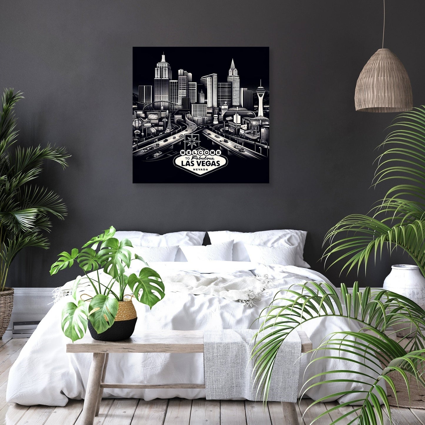 Vegas Nightscape Canvas
