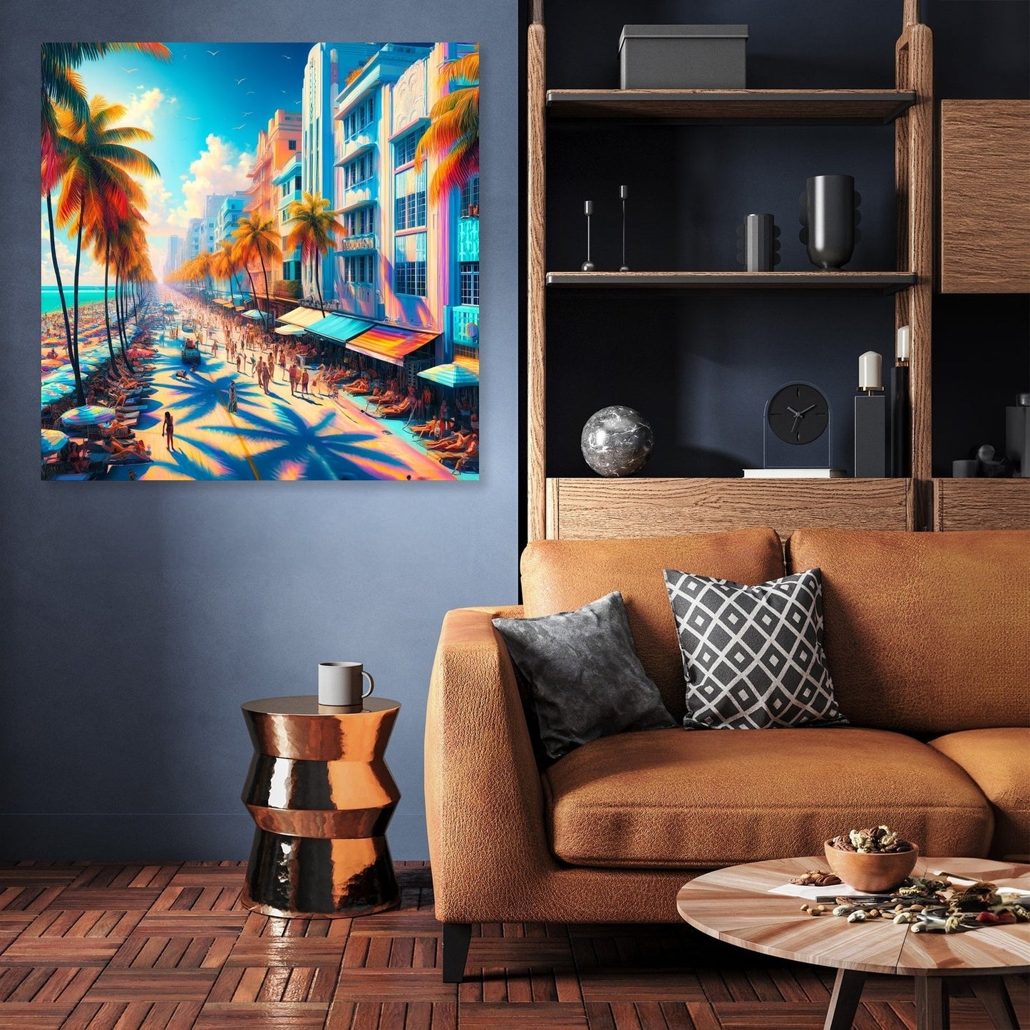 Vibrant Miami Summer Canvas
