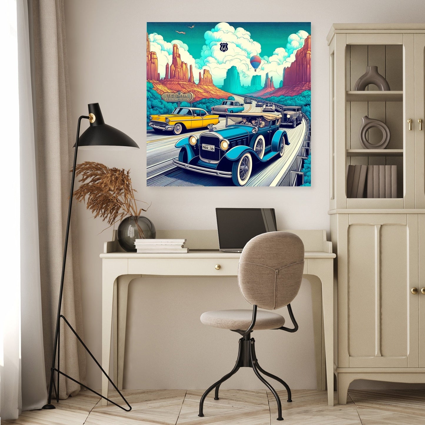 Retro Road Trip Canvas