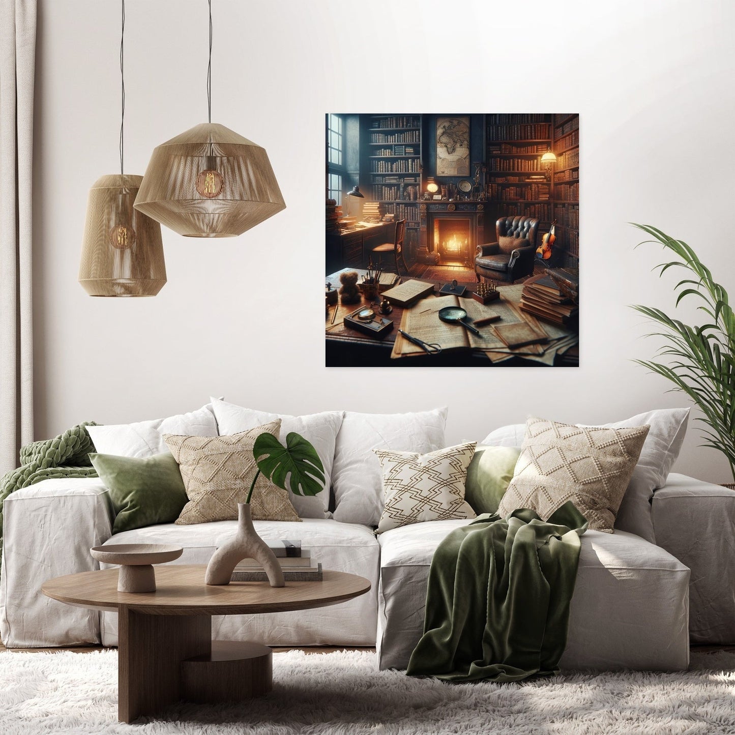 Study of Solitude Canvas