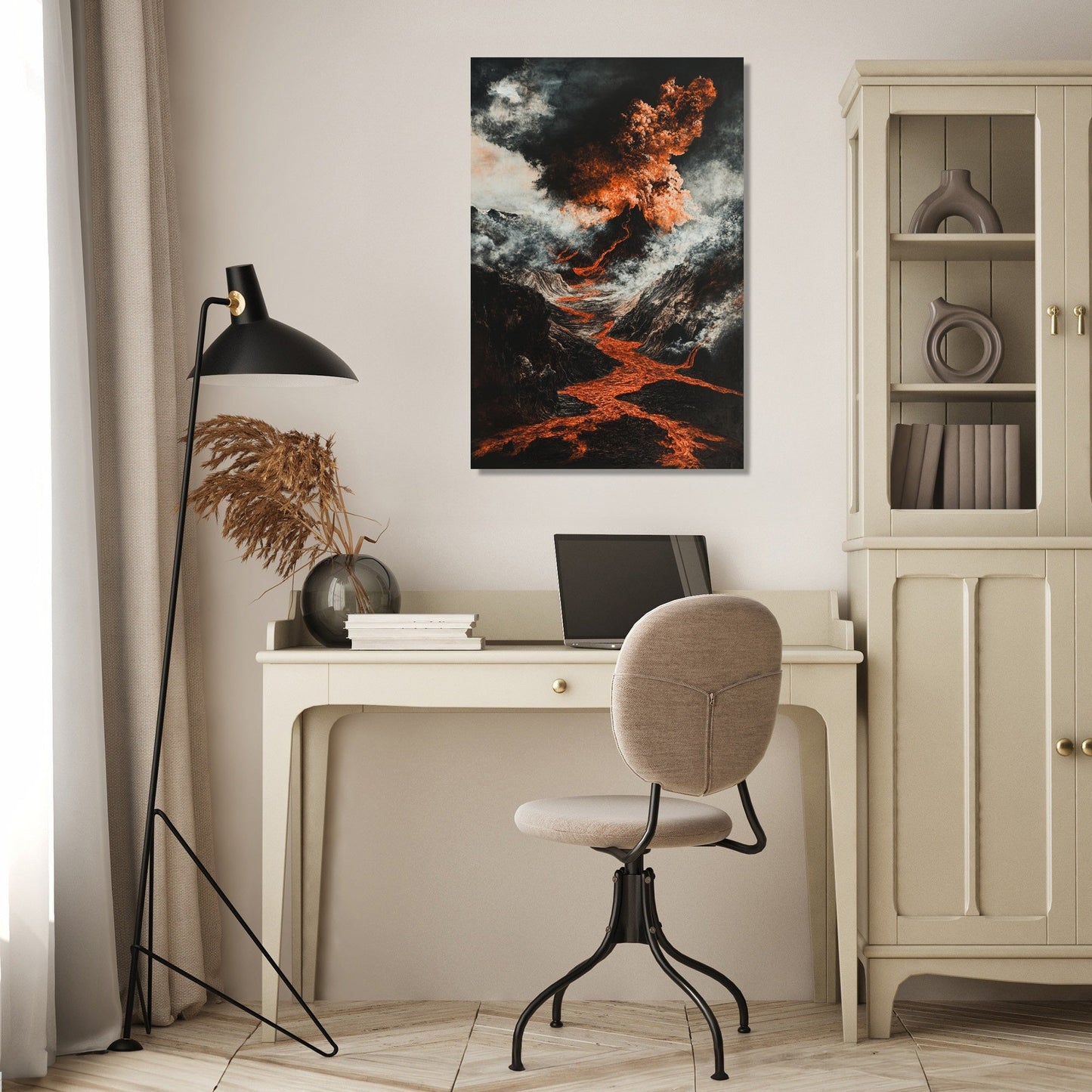 Eruption of Sorrow Canvas