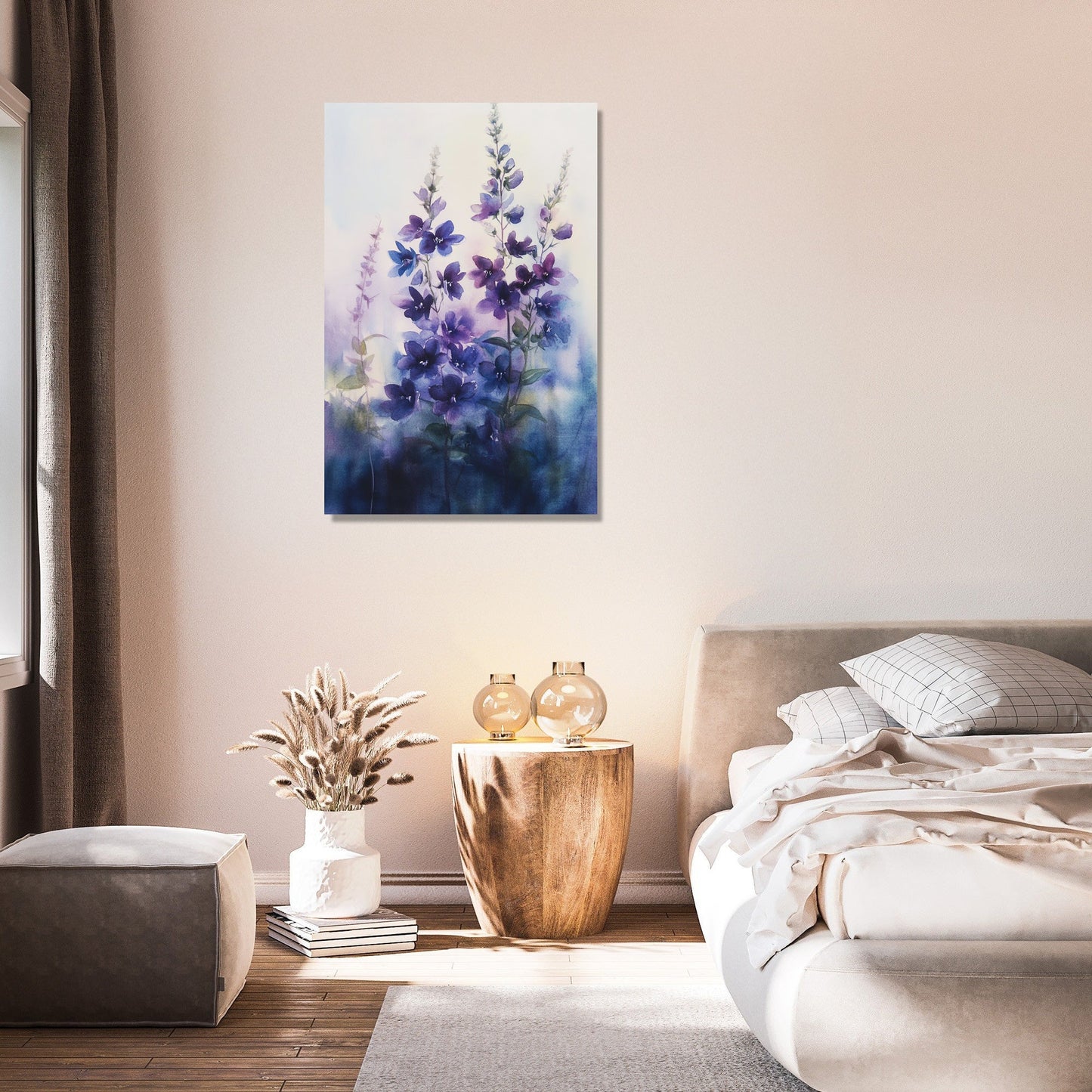 Indigo Lobelia Canvas