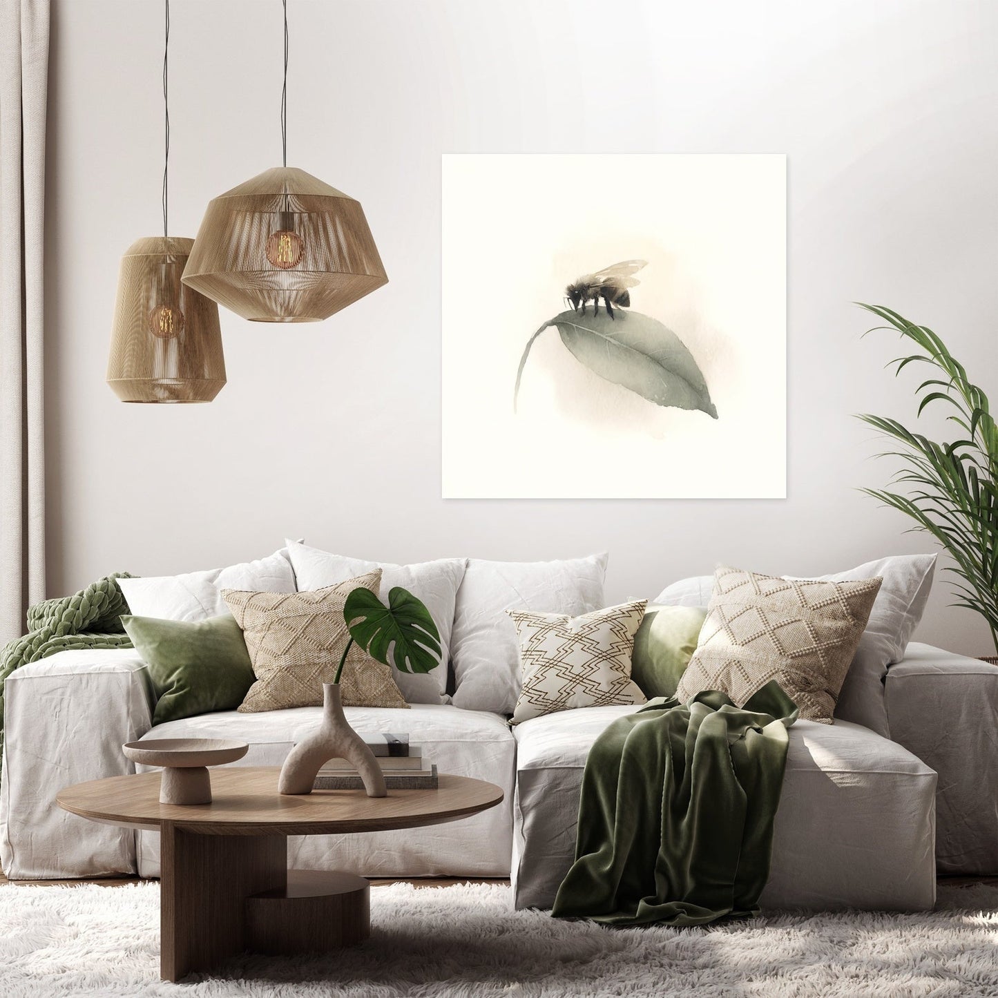 Bee's Quiet Moment Canvas