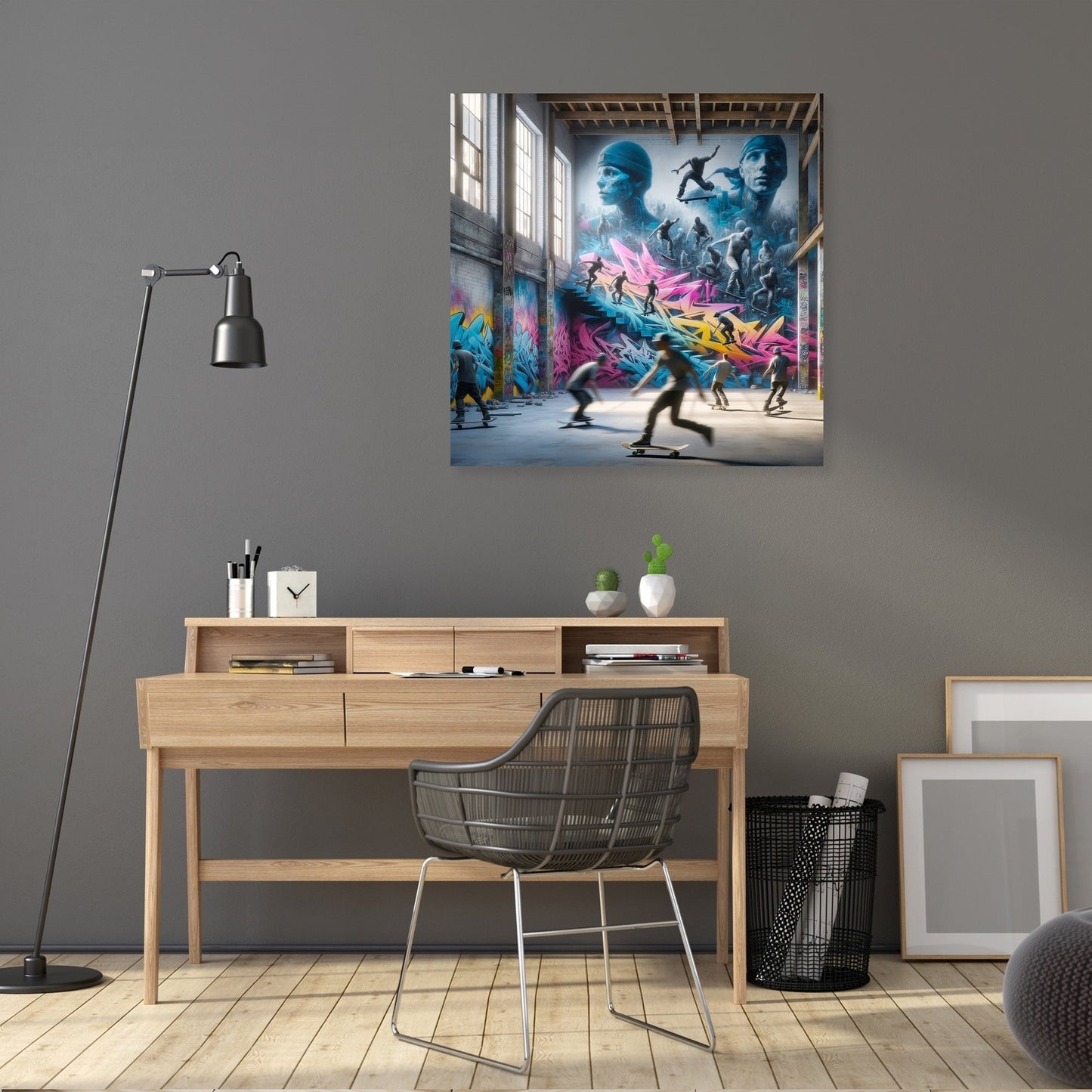 Skateboard Symphony Canvas