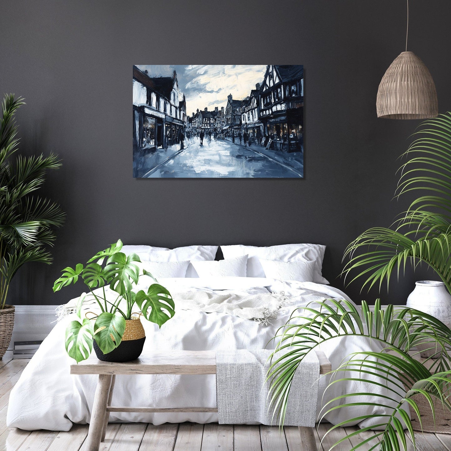 Chester Rows Twilight Canvas