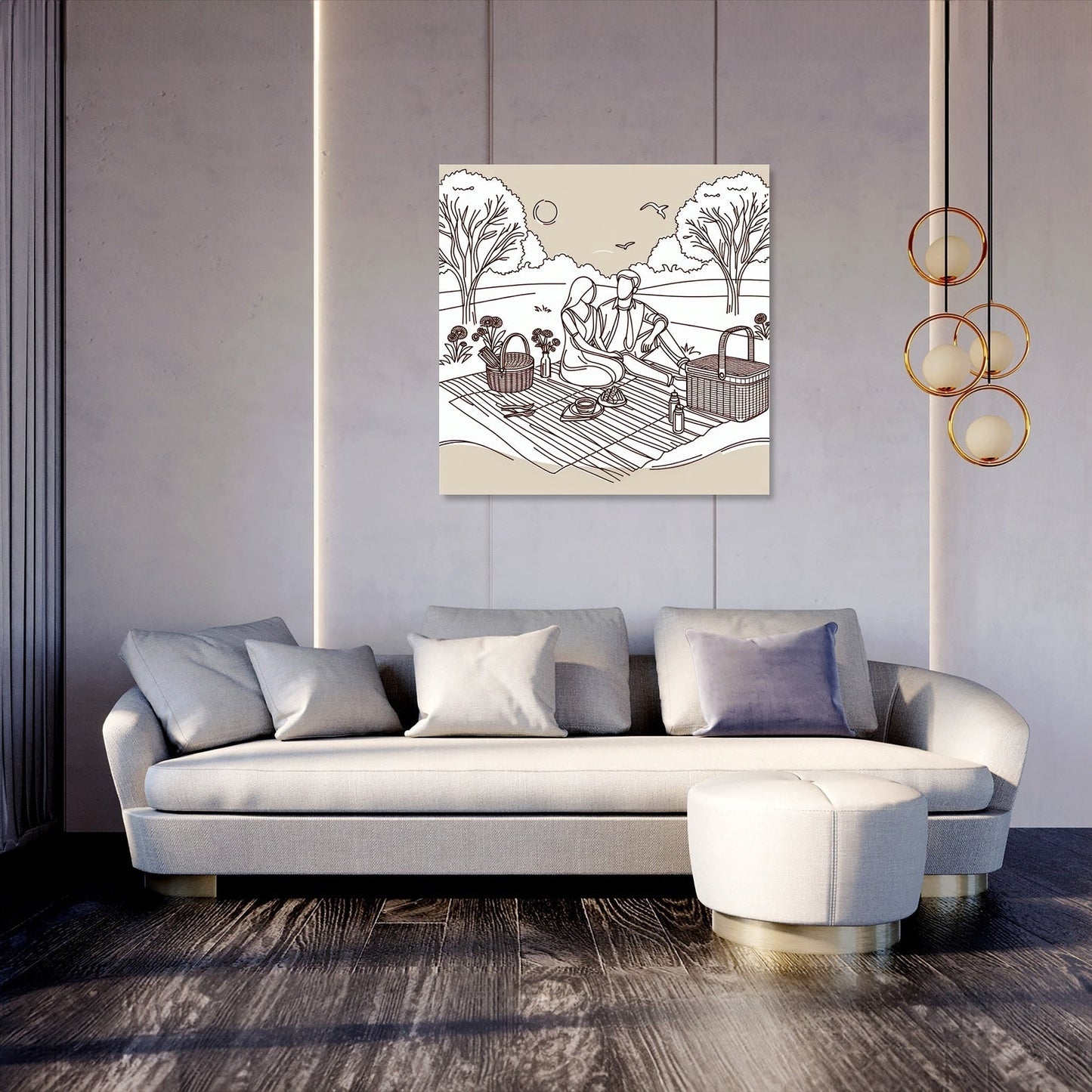 Picnic Moments Canvas