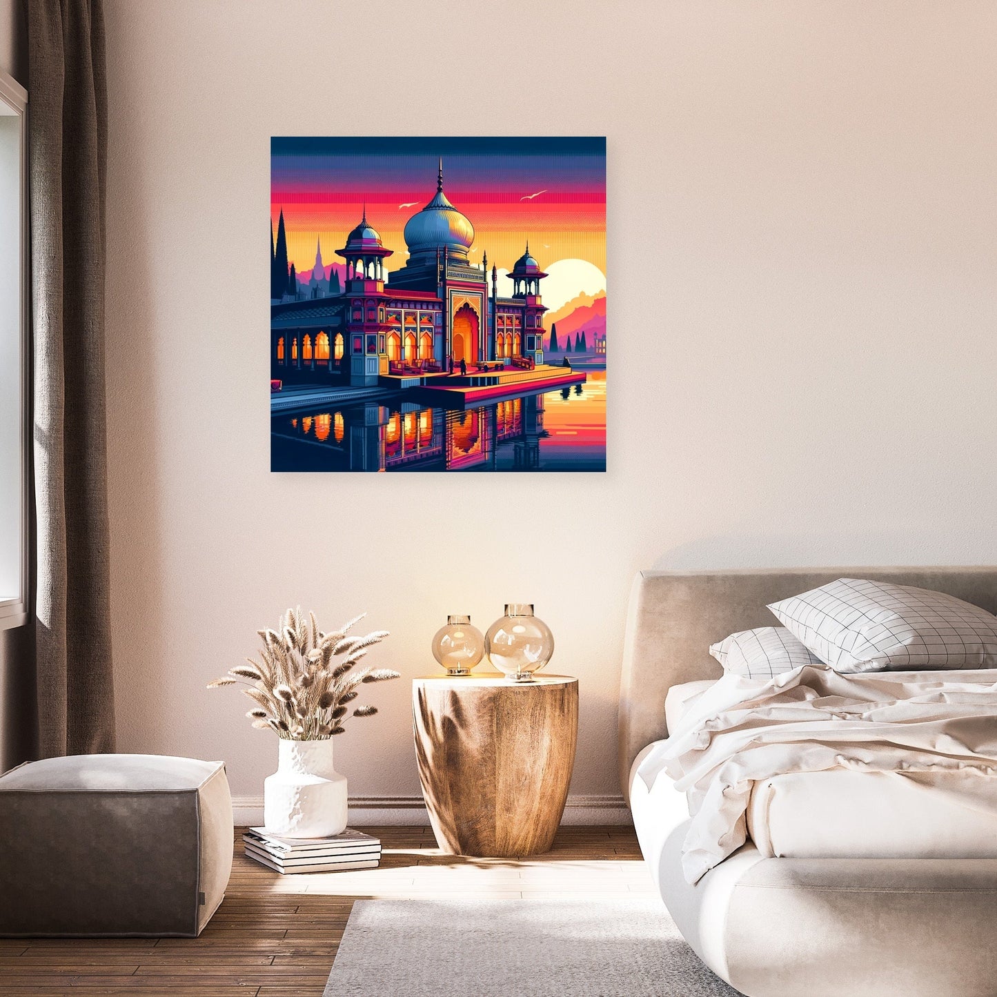 Modern Ahsan Manzil Dawn Canvas