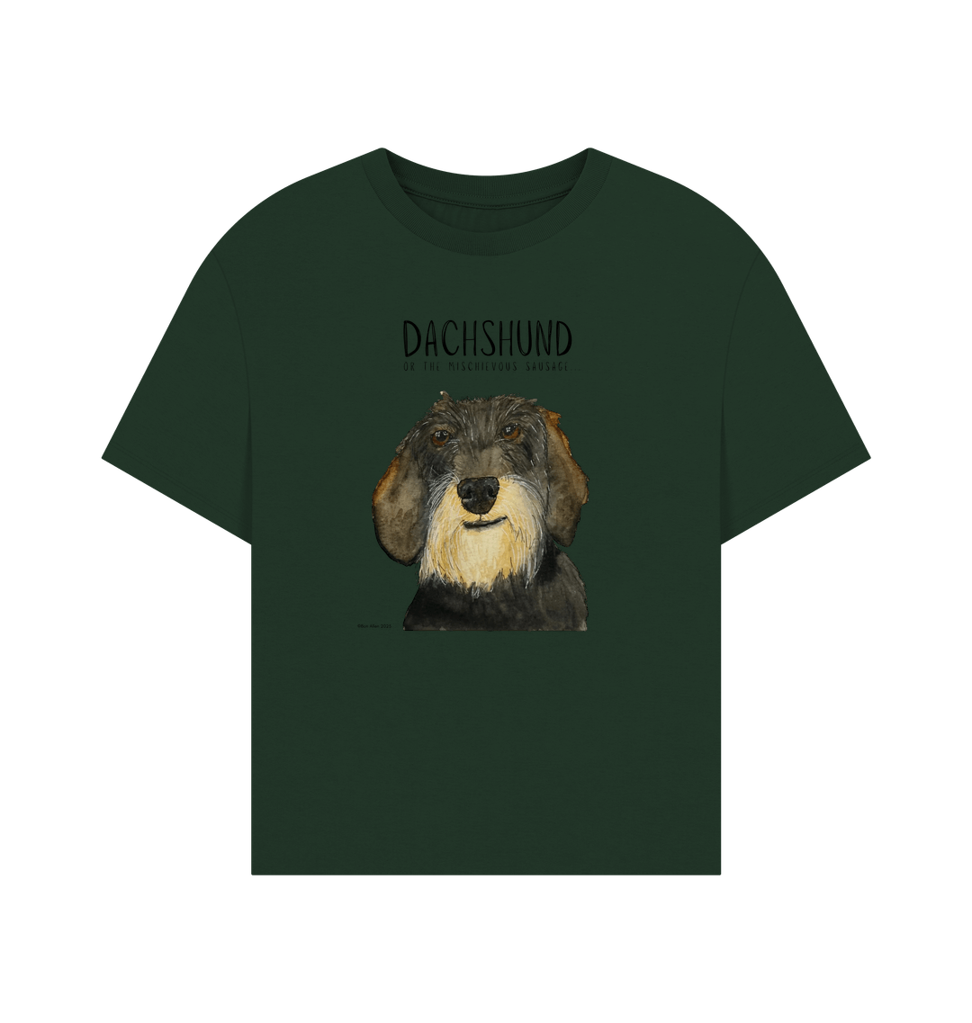 Charming & Cozy: The Wire Haired Dachshund Women's Relaxed Fit T-Shirt