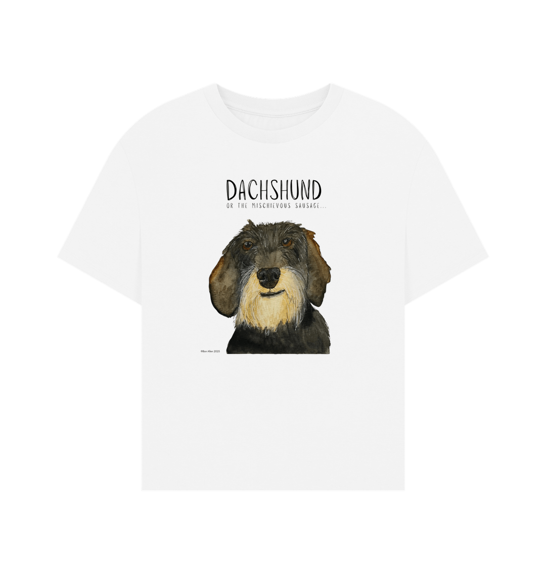 Charming & Cozy: The Wire Haired Dachshund Women's Relaxed Fit T-Shirt