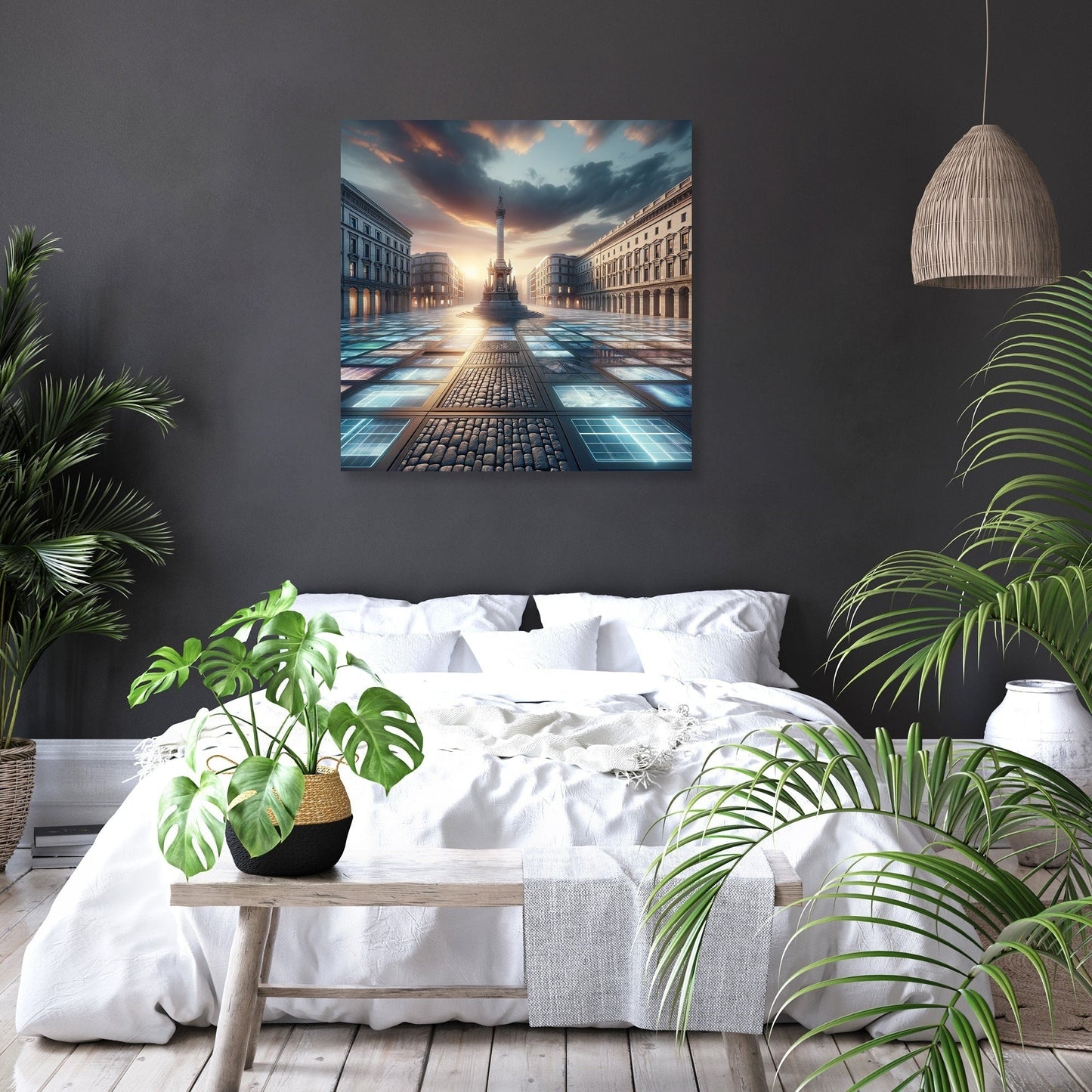 Plaza of Ages Canvas