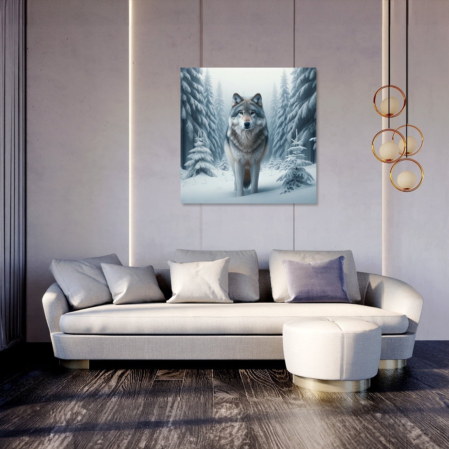 Winter's Sentinel Canvas