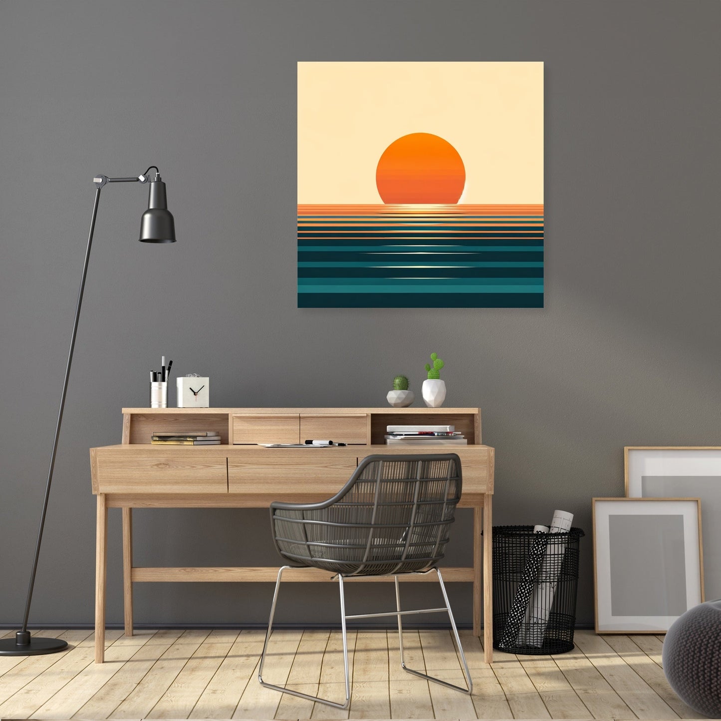 Minimalist Horizon Canvas