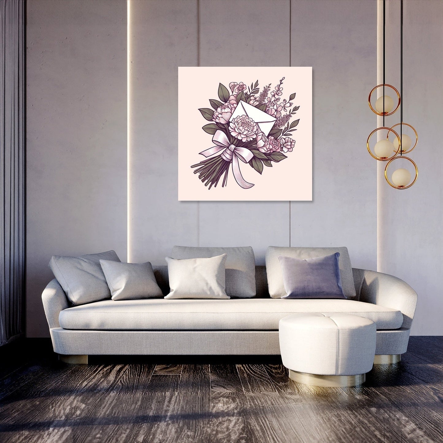 Romantic Bouquet Canvas