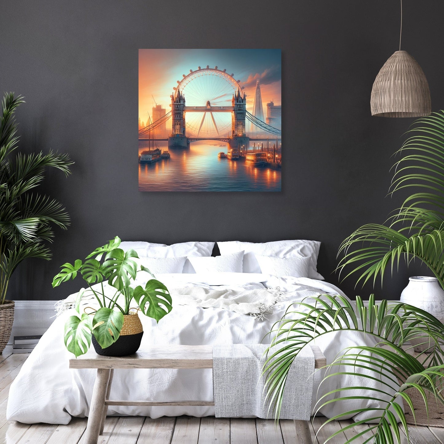 London Dusk Transition Canvas