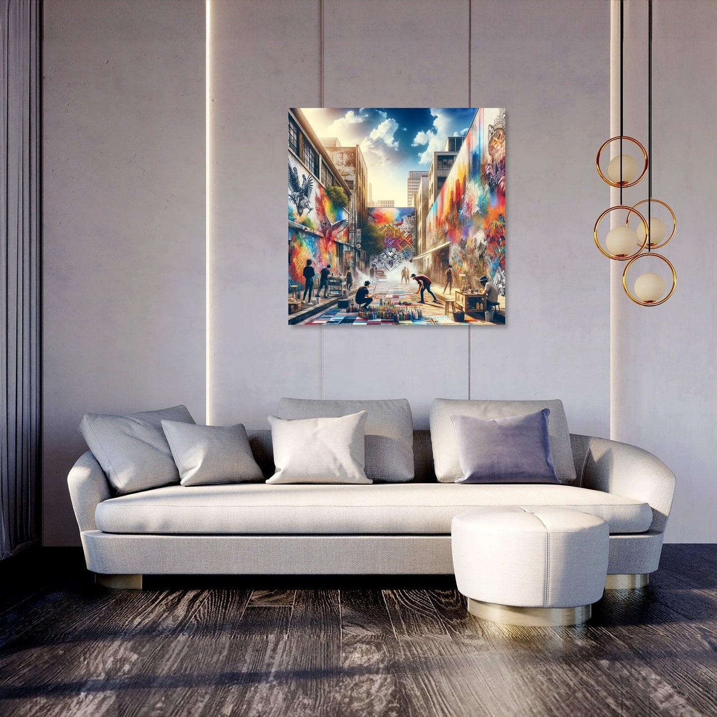 Alley Art Summer Gallery Canvas