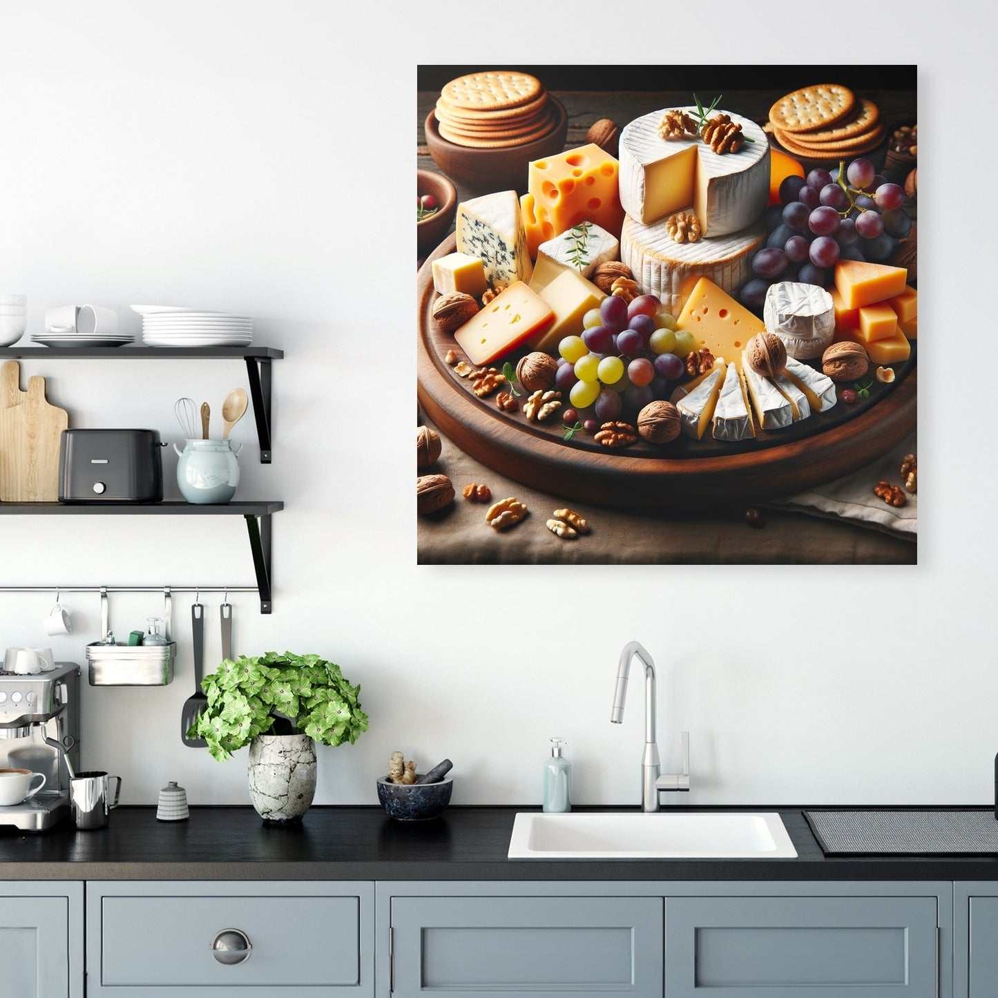 Gourmet Cheeseboard Canvas