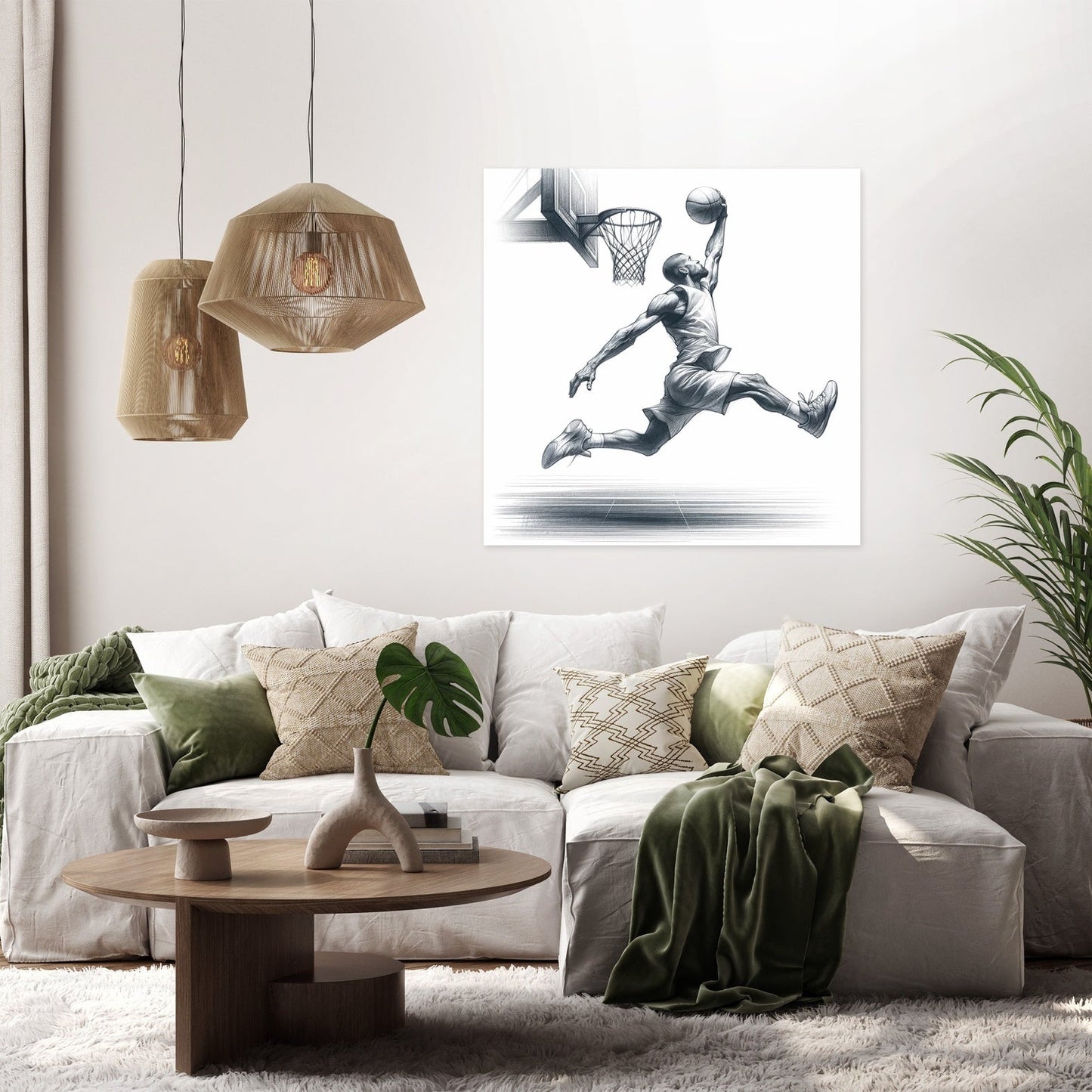 Pencil Dunk Canvas