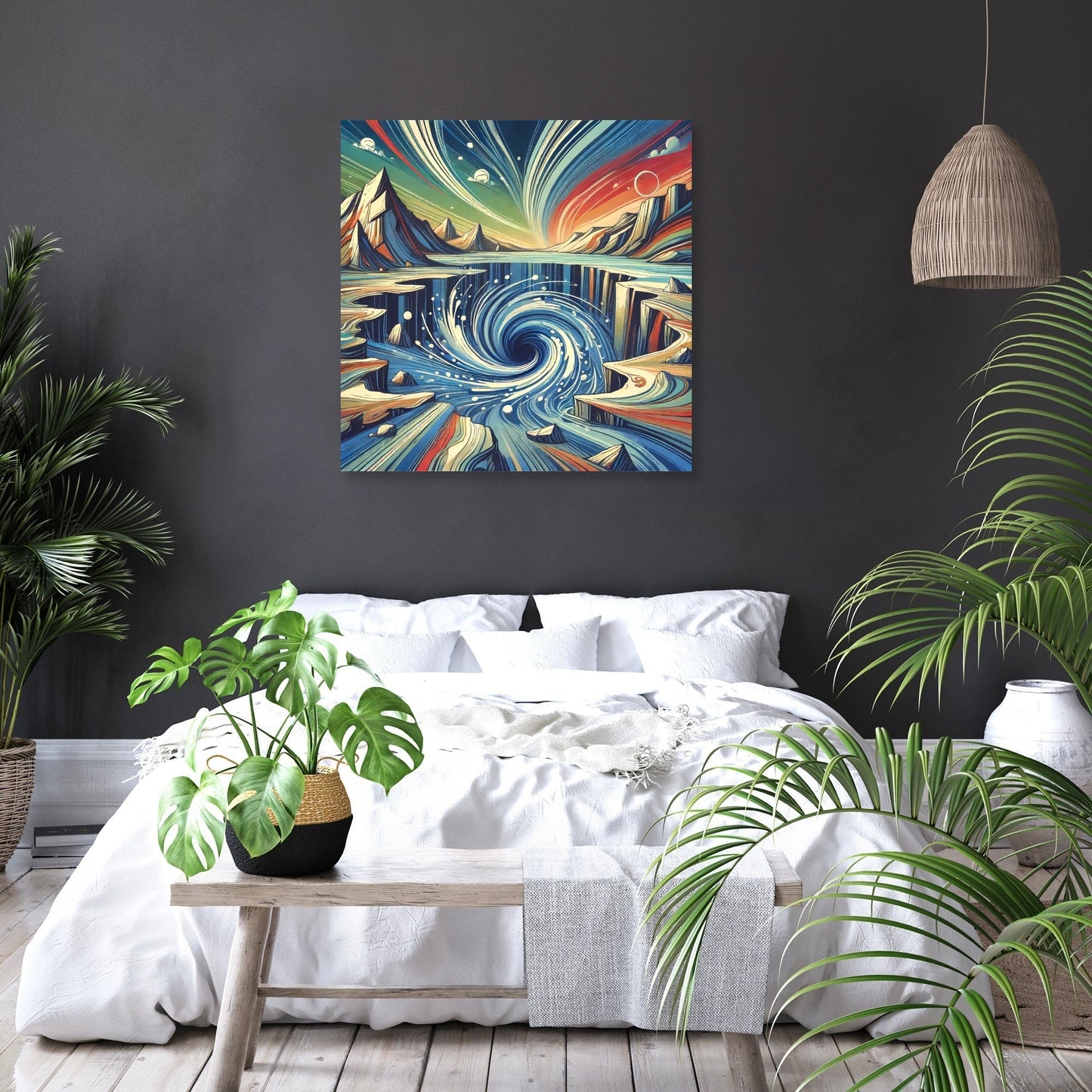 Oceanic Vortex Canvas