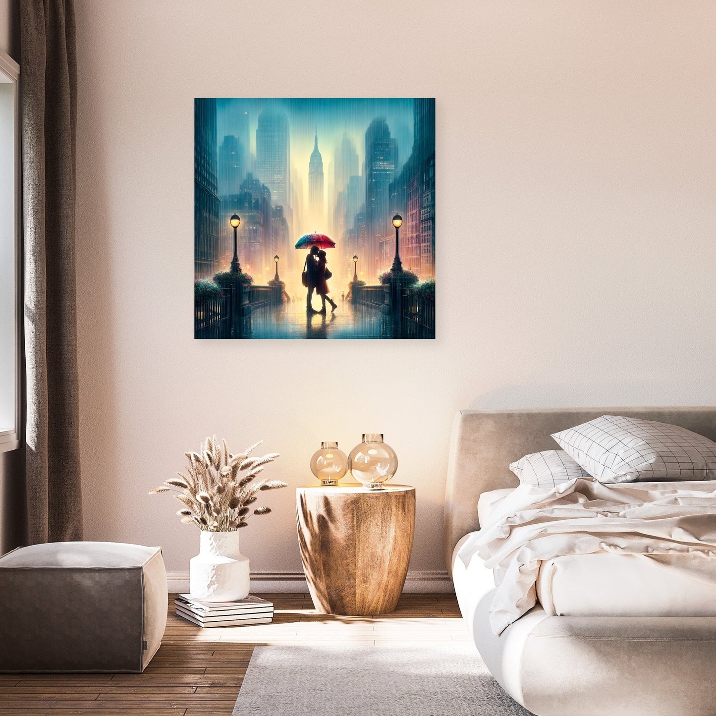 Spring Rain Romance Canvas