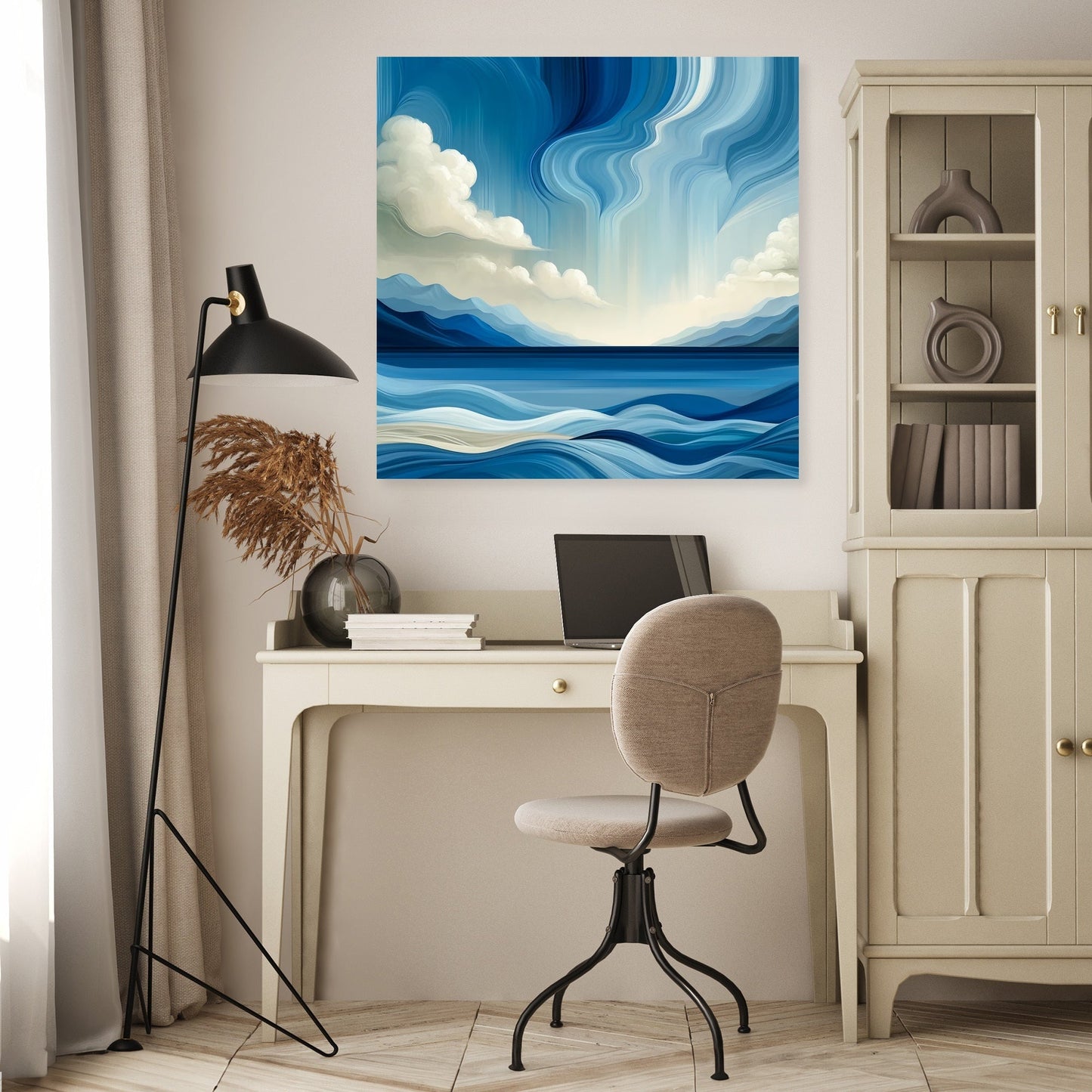 Azure Depths Canvas