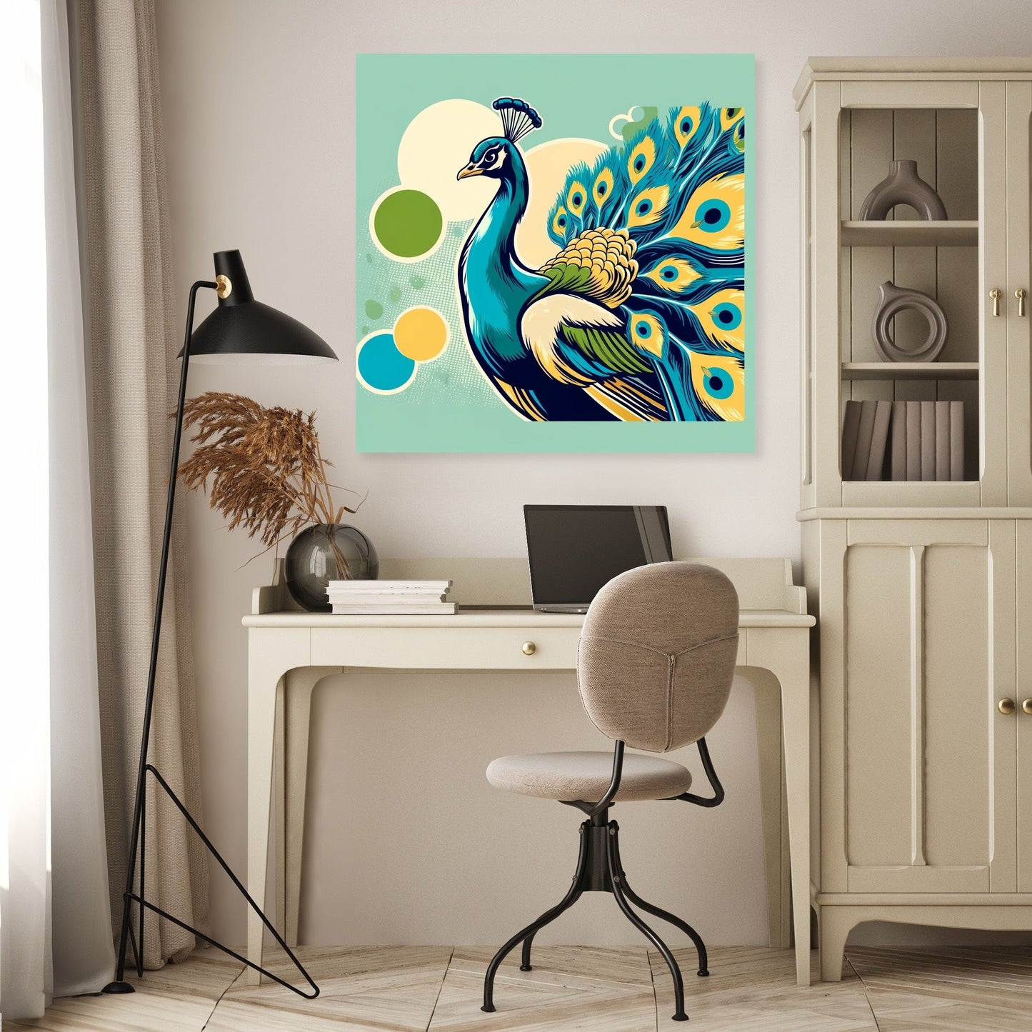 Majestic Peacock Canvas
