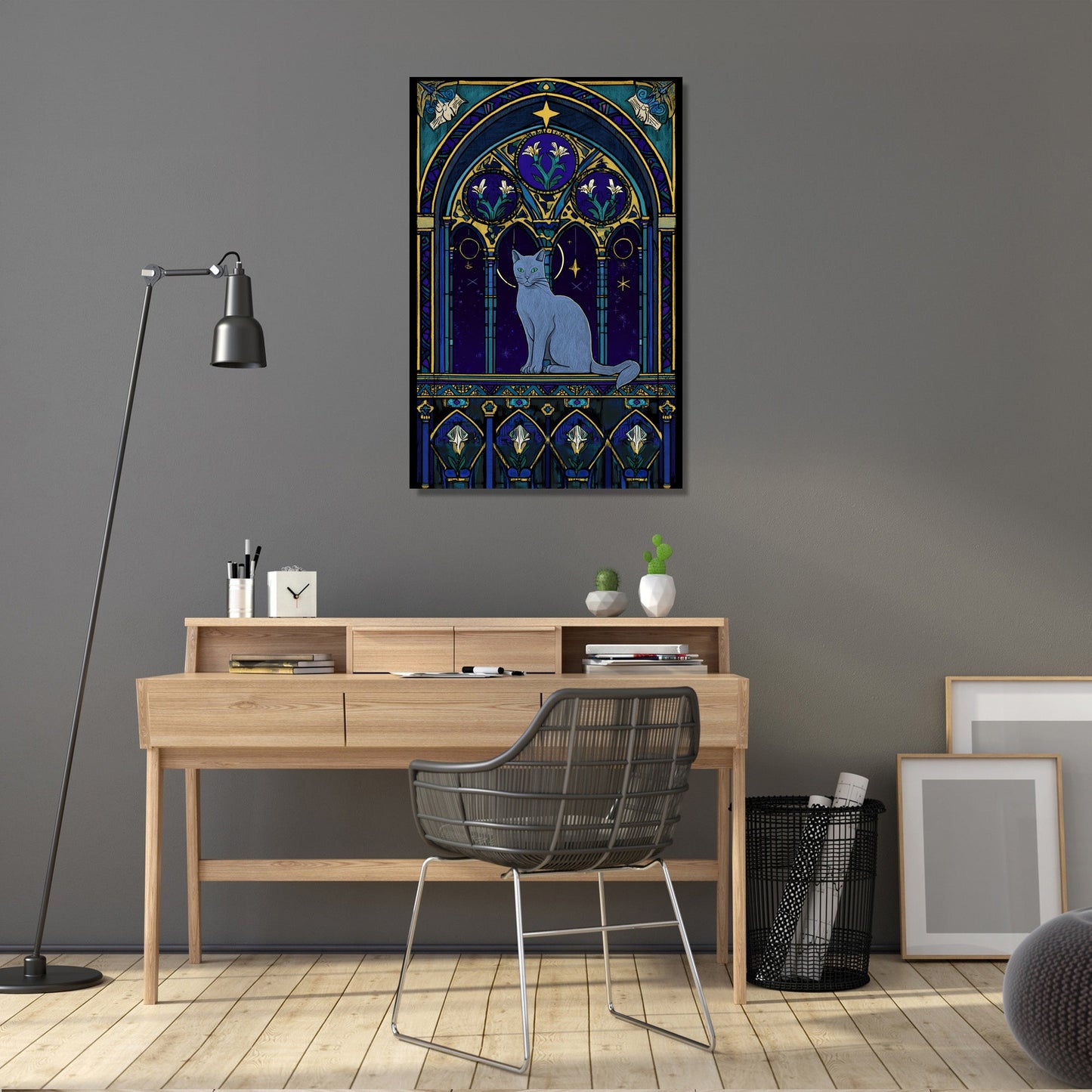 Sacred Feline Altar Canvas