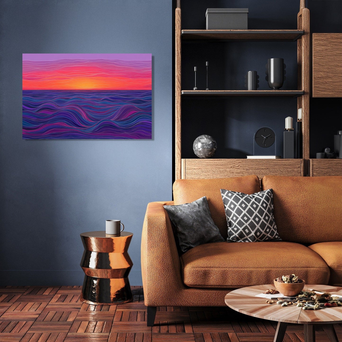 Sunset Waves Canvas