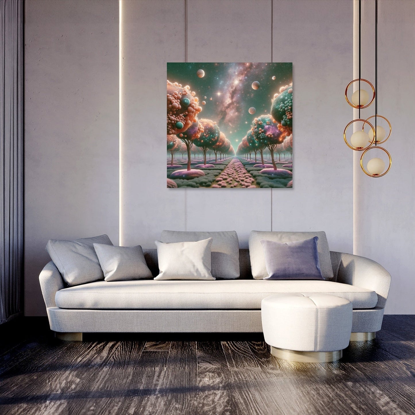 Cosmic Orchard Canvas