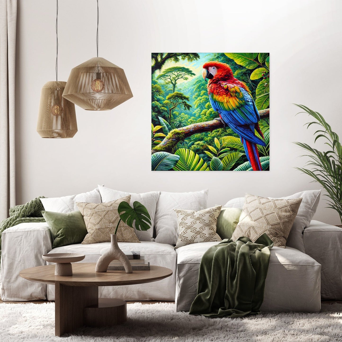 Tropical Vibrance Canvas