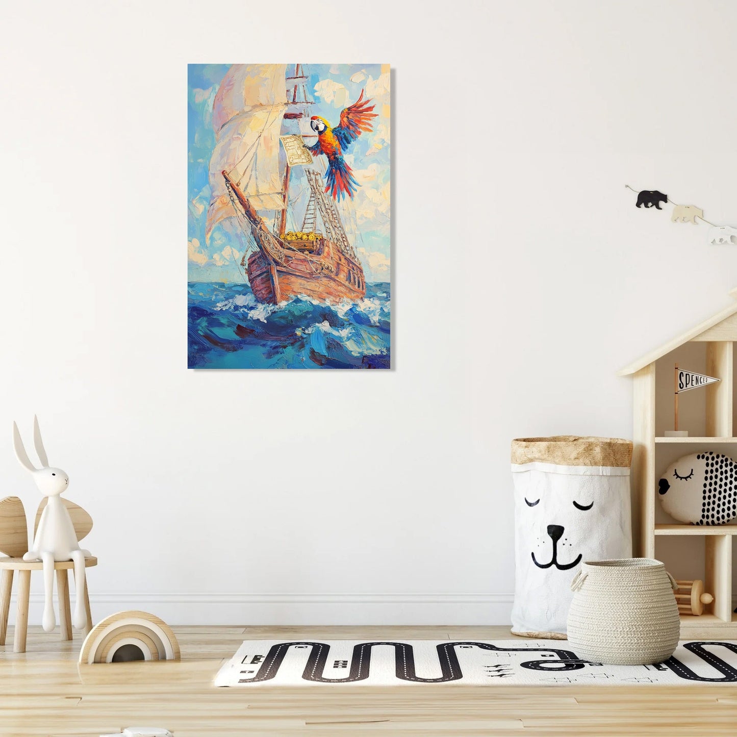 Pirate Treasure Adventure Canvas