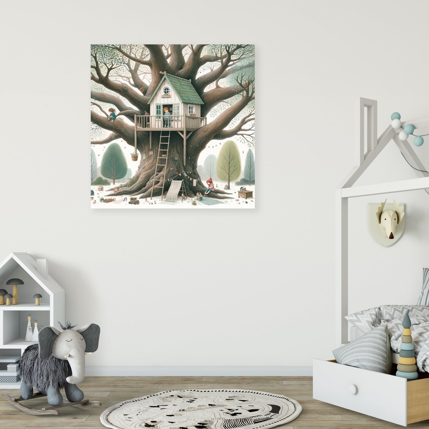 Cosy Treehouse Canvas