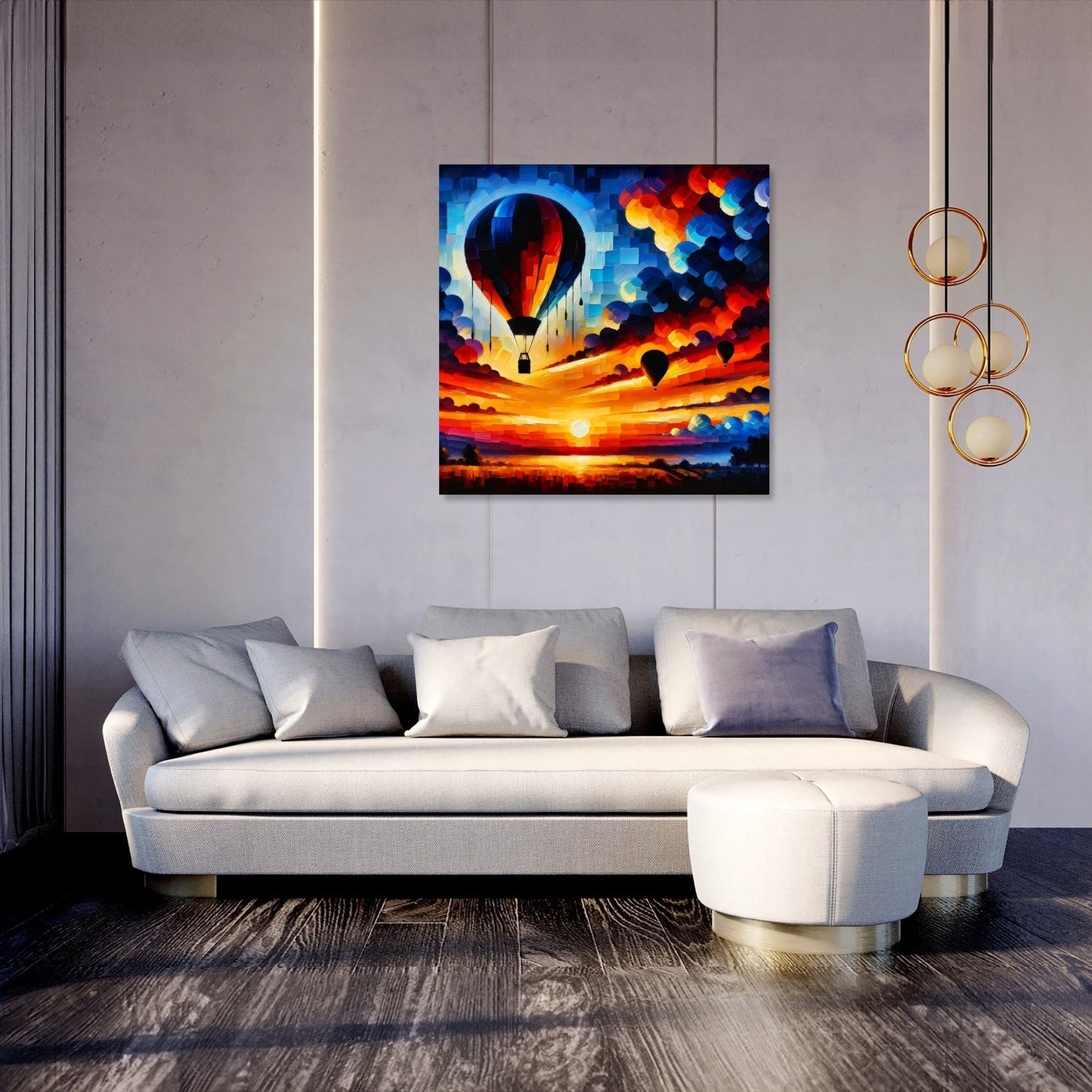 Dusk Contrasts Canvas