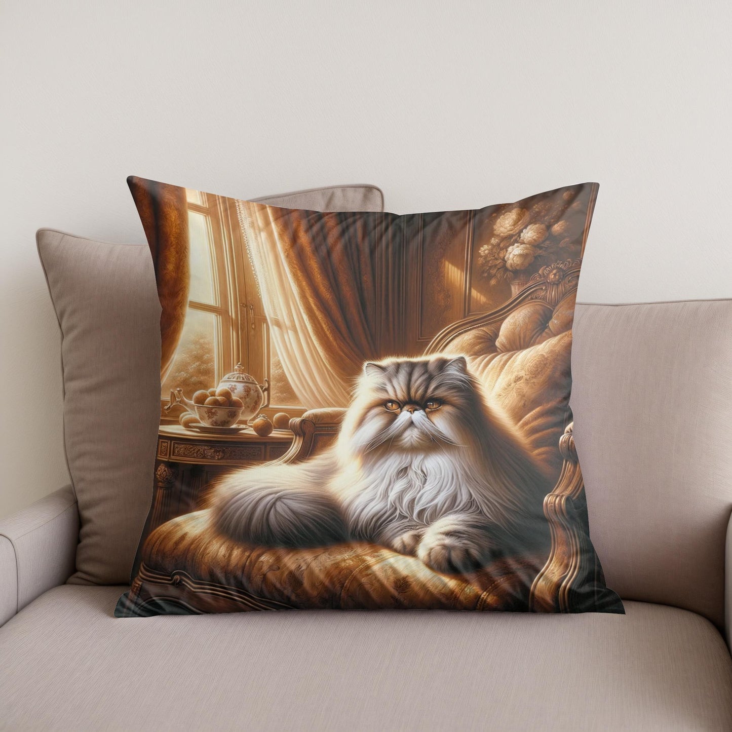 Persian Elegance Cotton Cushion