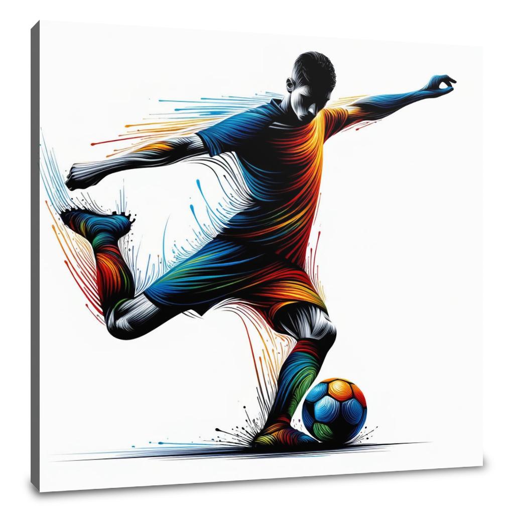 Dynamic Football Canvas