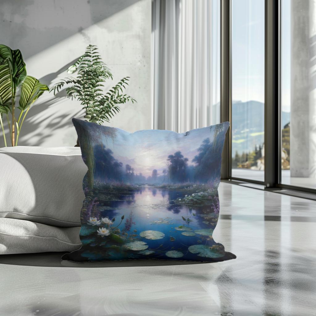 Mystical Waters Cotton Cushion