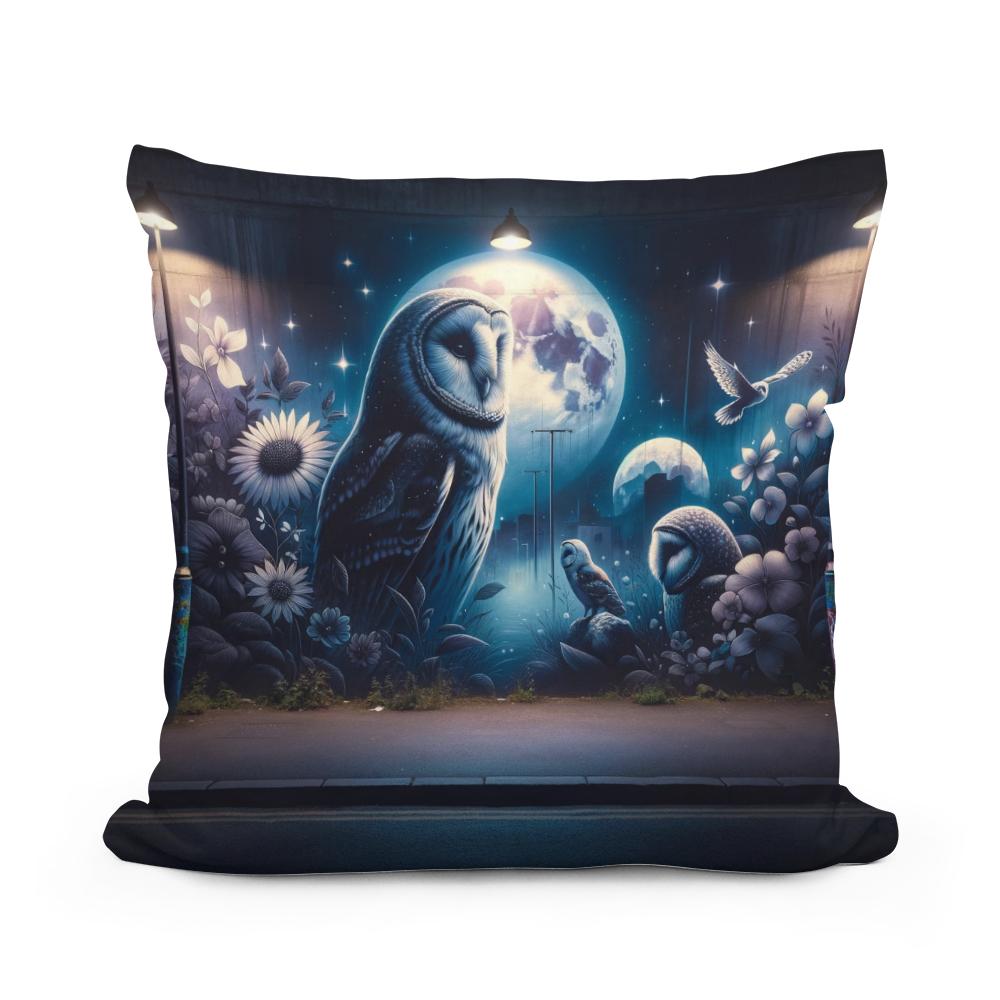 Nightfall Serenade Cotton Cushion