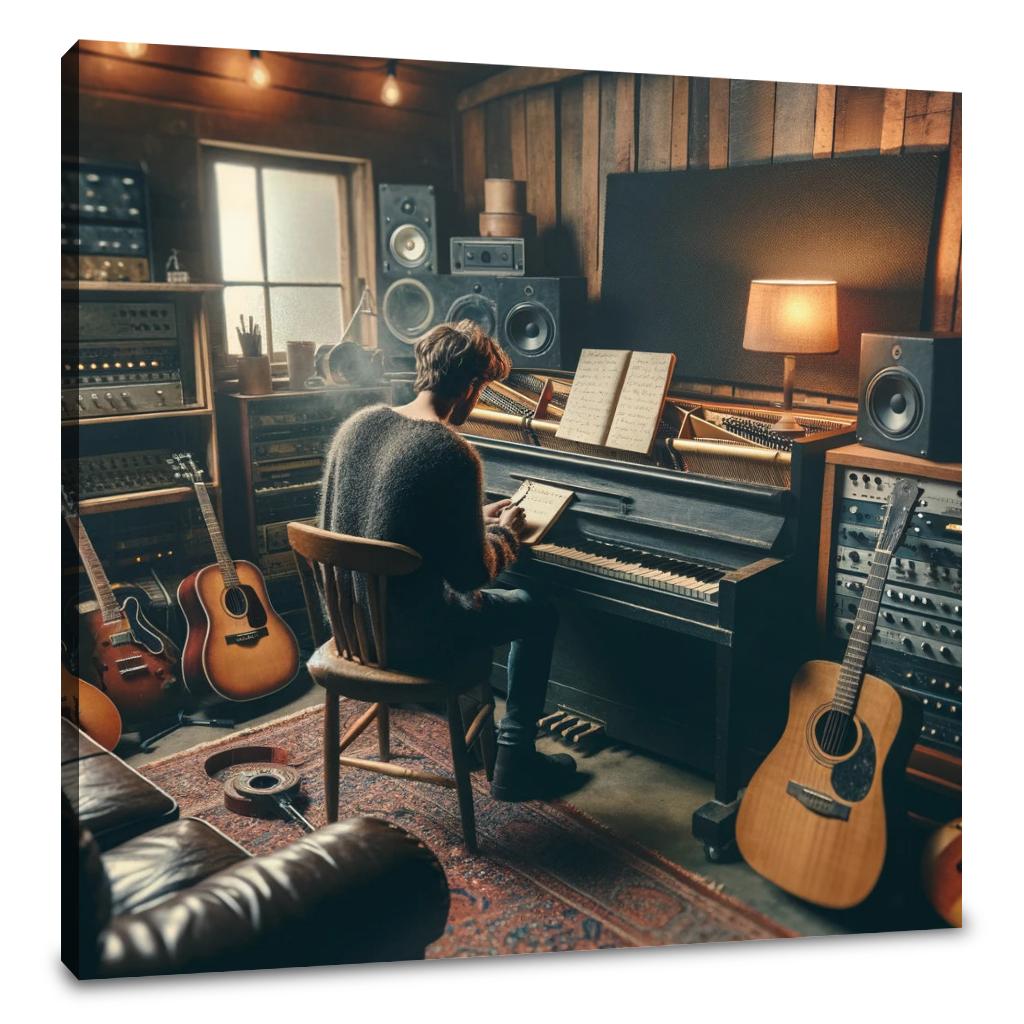 Recording Studio Inspiration Canvas