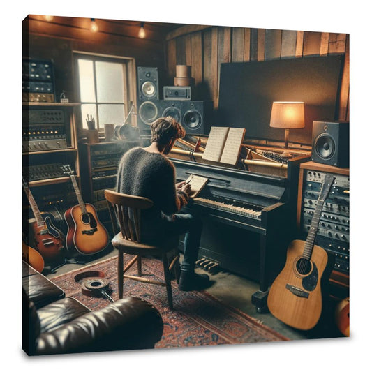 Recording Studio Inspiration Canvas