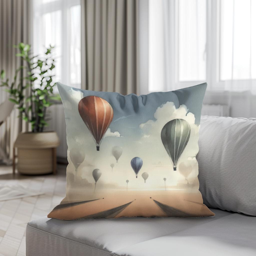 Ascend in Serenity Cotton Cushion