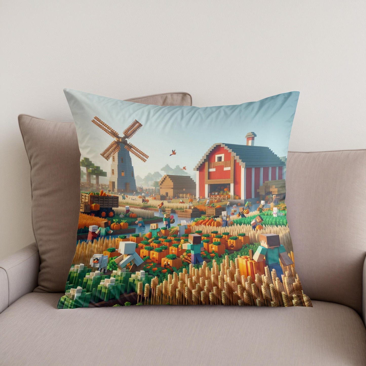 Harvest Haven Cotton Cushion