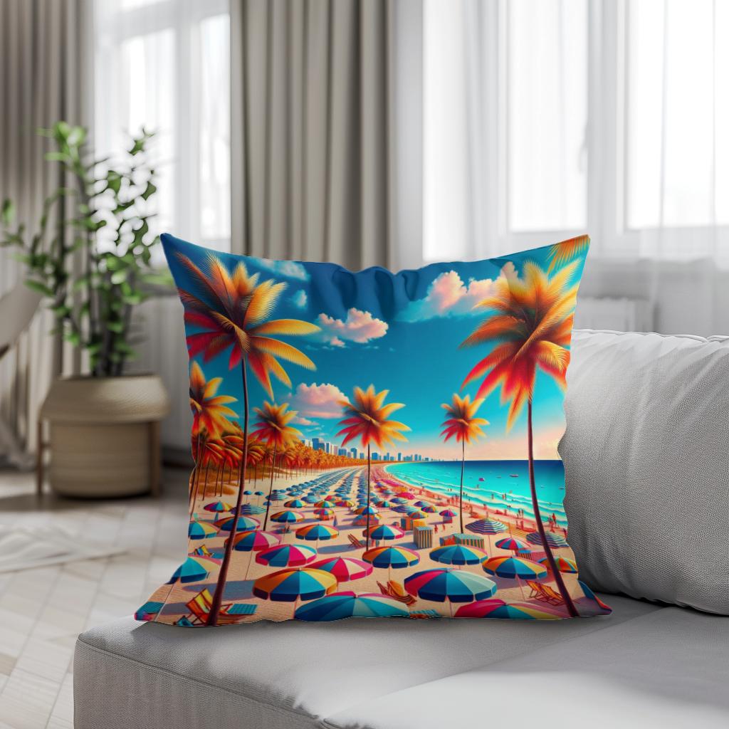 Sunny Miami Bliss Cotton Cushion