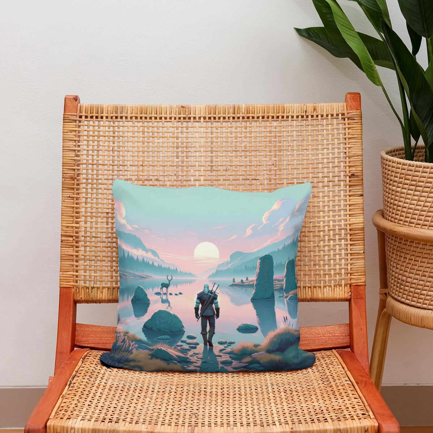 Twilight Tranquillity Cotton Cushion