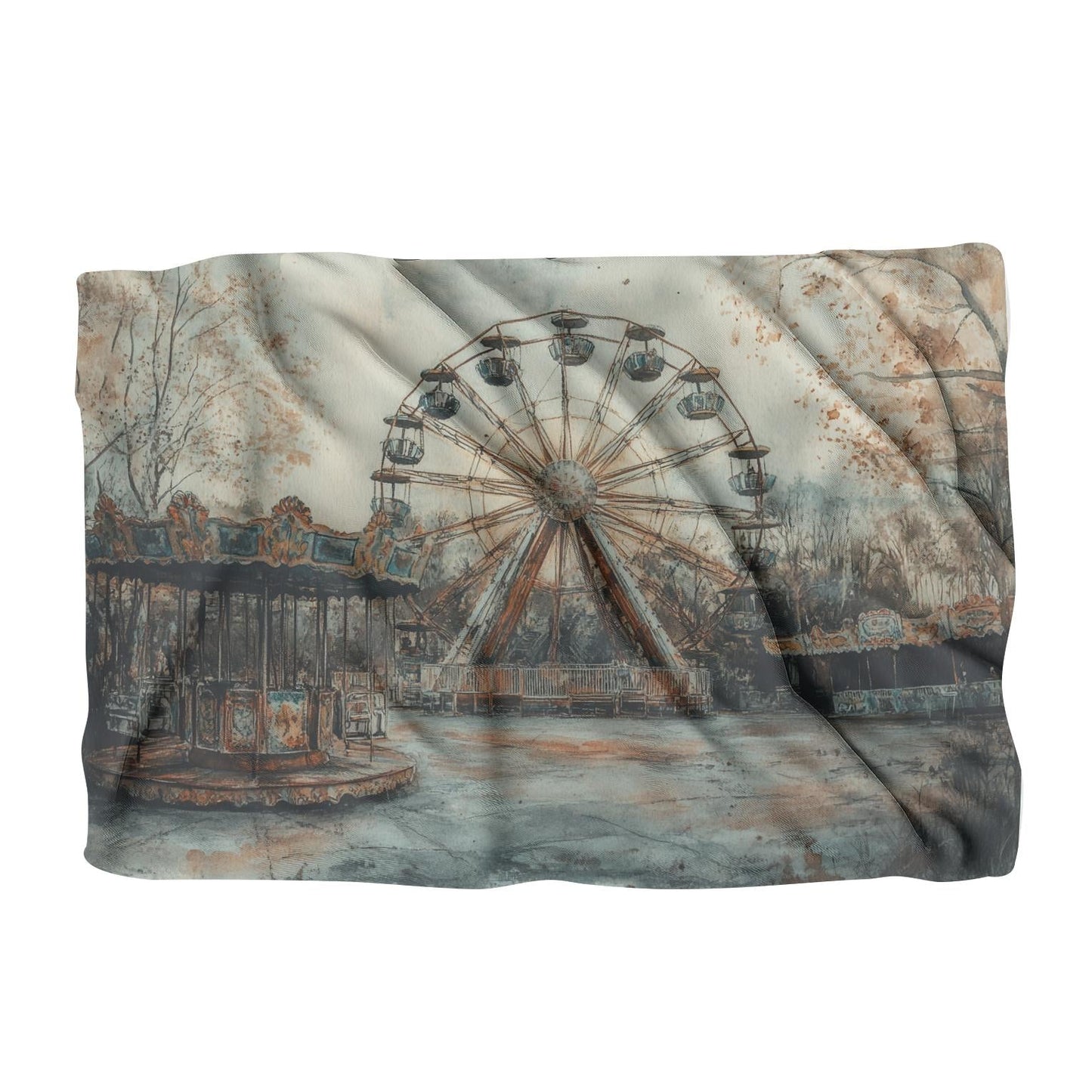 Abandoned Funfair Blanket
