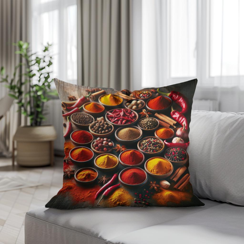 Spice Bazaar Palette Cotton Cushion