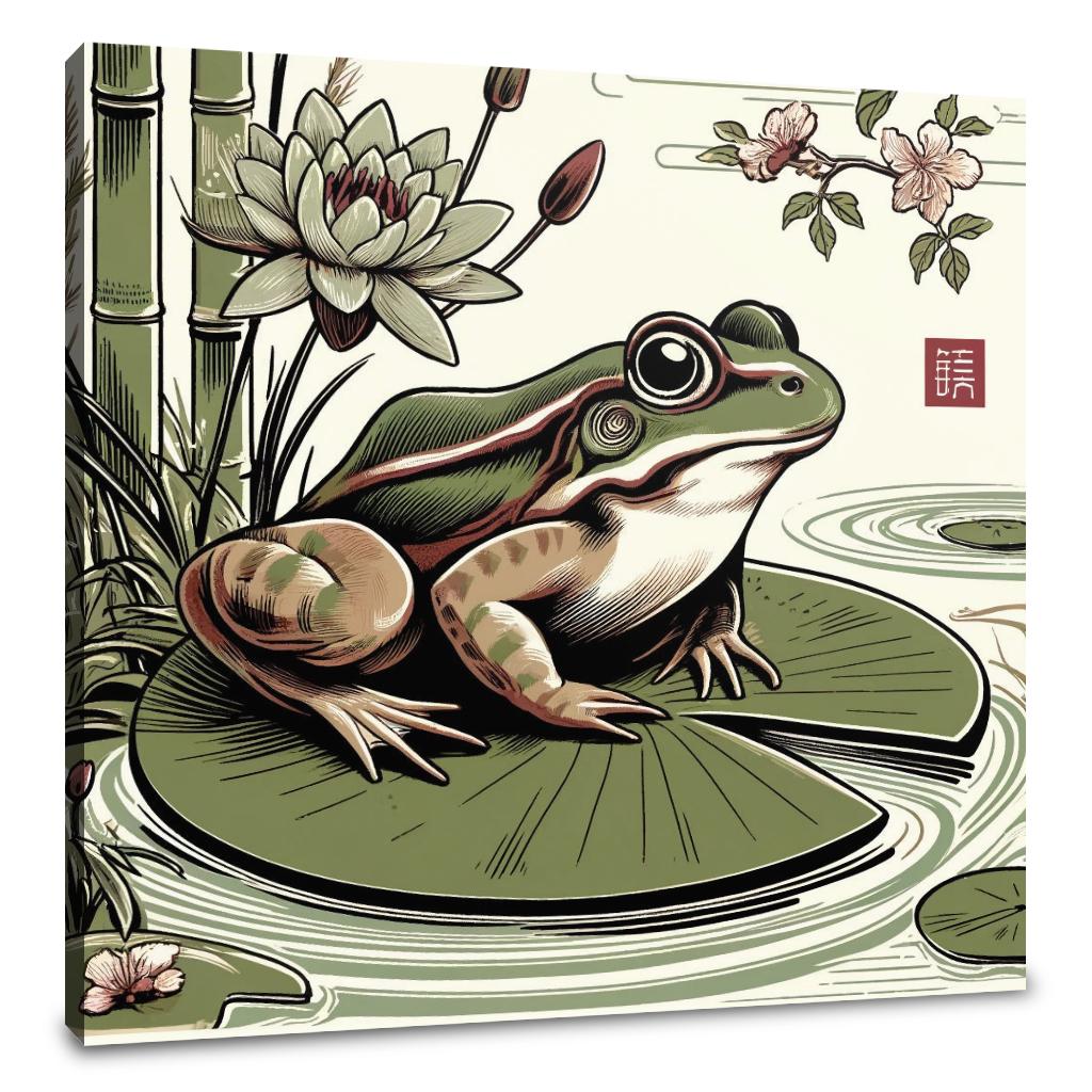 Tranquil Frog Canvas