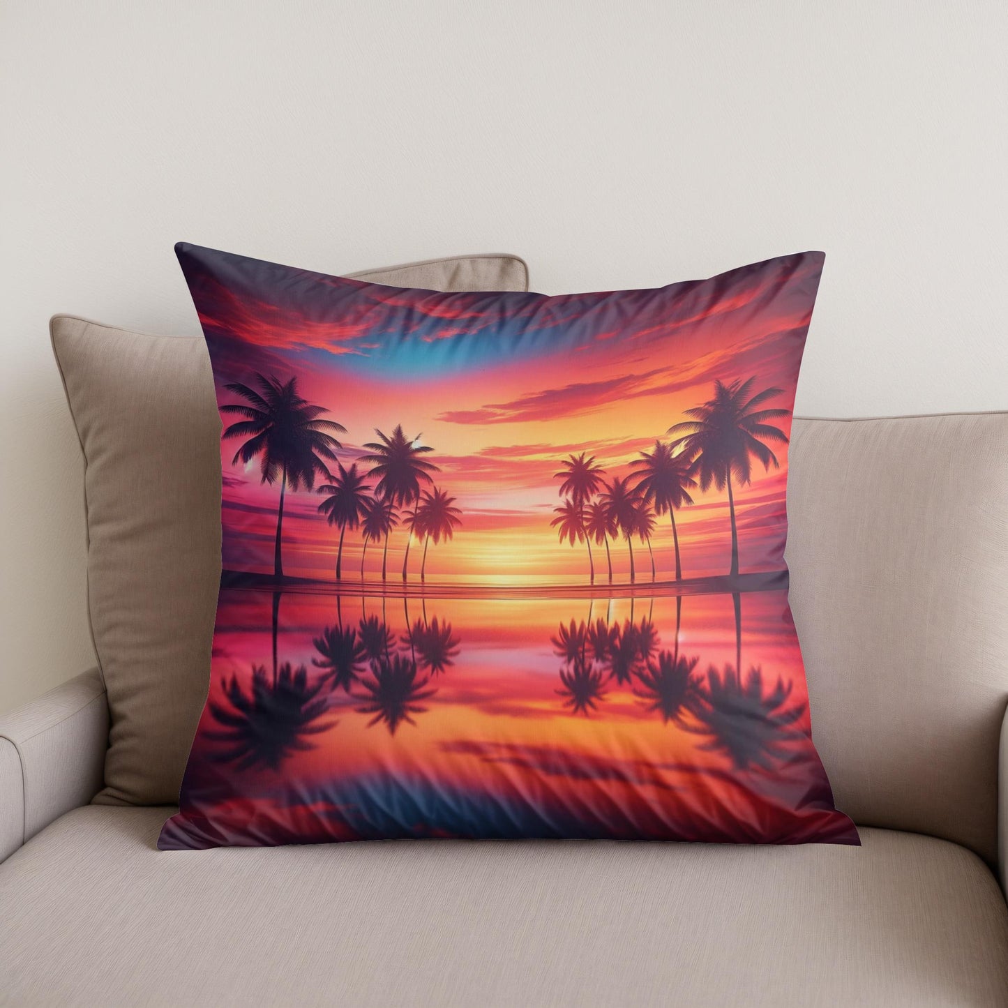 Summer Serenity Cotton Cushion