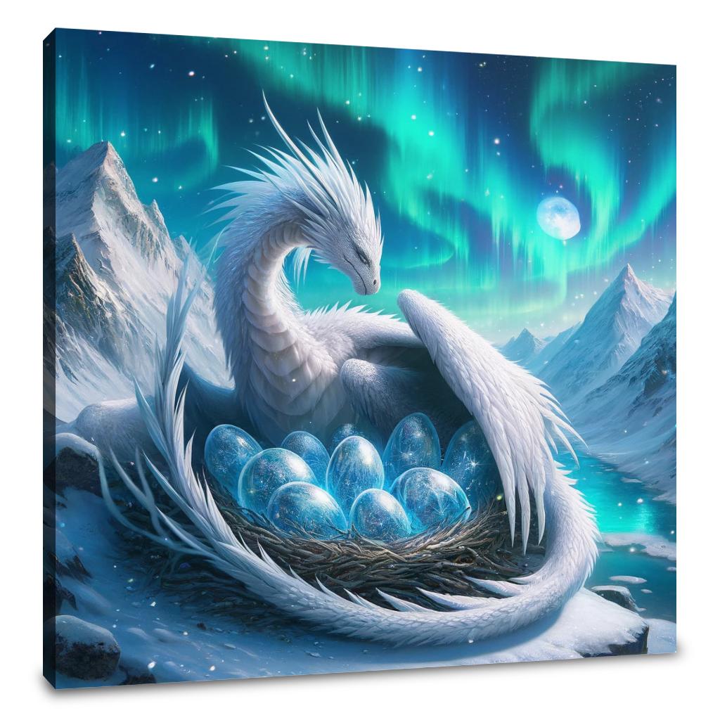 Moonlit Guardian Canvas